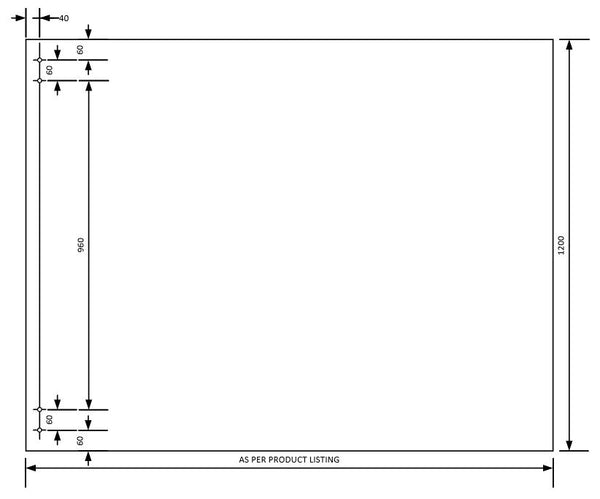 Glass Fence Hinge Panels | Pool Fence Panels | Melbourne | Specifications